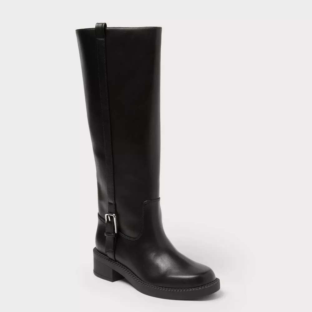 A New Day Women's Hattie Knee-High Boots Black Size 6.5 New With‎ Tags